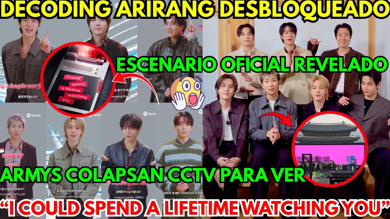 Decoding ARIRANG desbloqueado😱letra de SWIM filtrada😭escenario oficial revelado🔥la cuenta regresi