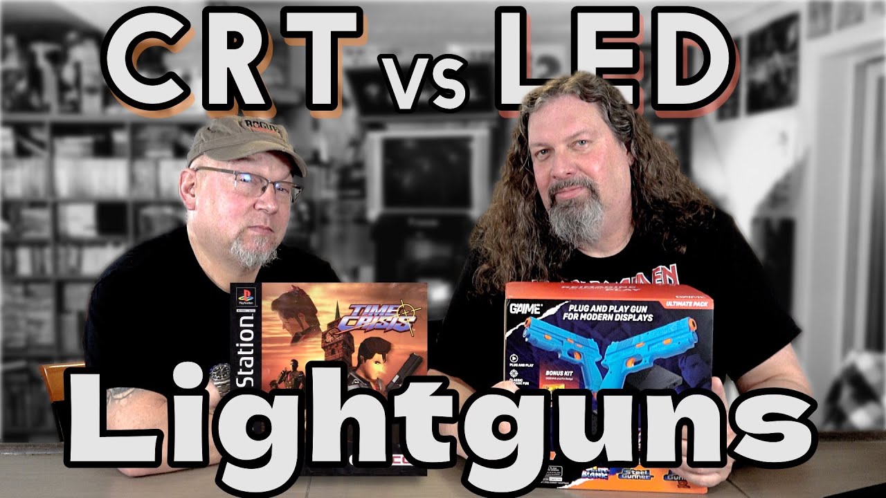 Old School CRT Light Guns Take on the Flat-Screen Future