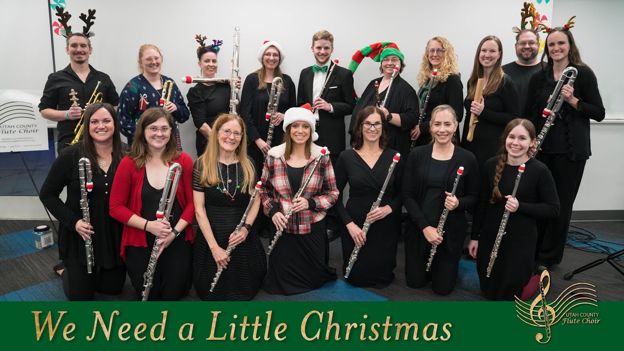 WE NEED A LITTLE CHRISTMAS | Utah County Flute Choir at Pleasant Grove Library