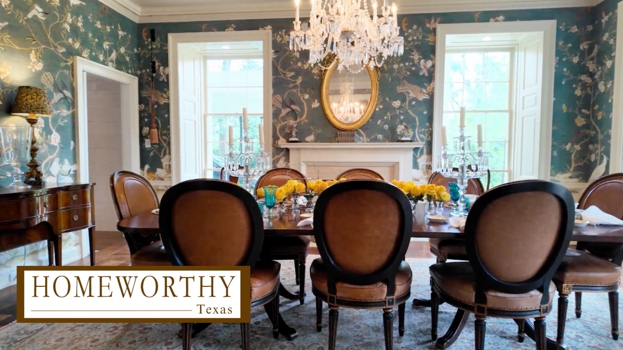 TEXAS HOUSE TOUR | A Restored Houston Mansion with Old-World Elegance