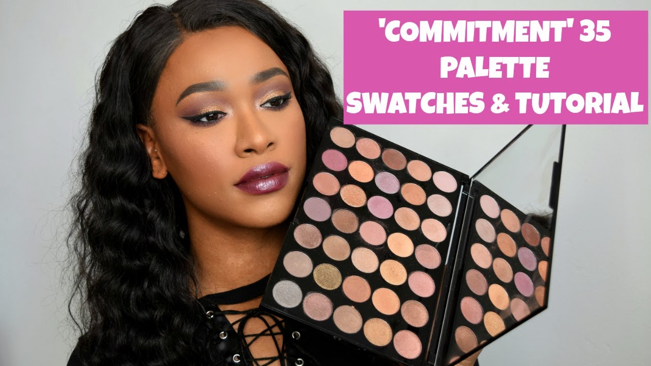 NEW AMPLIFIED 35 'COMMITMENT' PALETTE SWATCHES & TUTORIAL