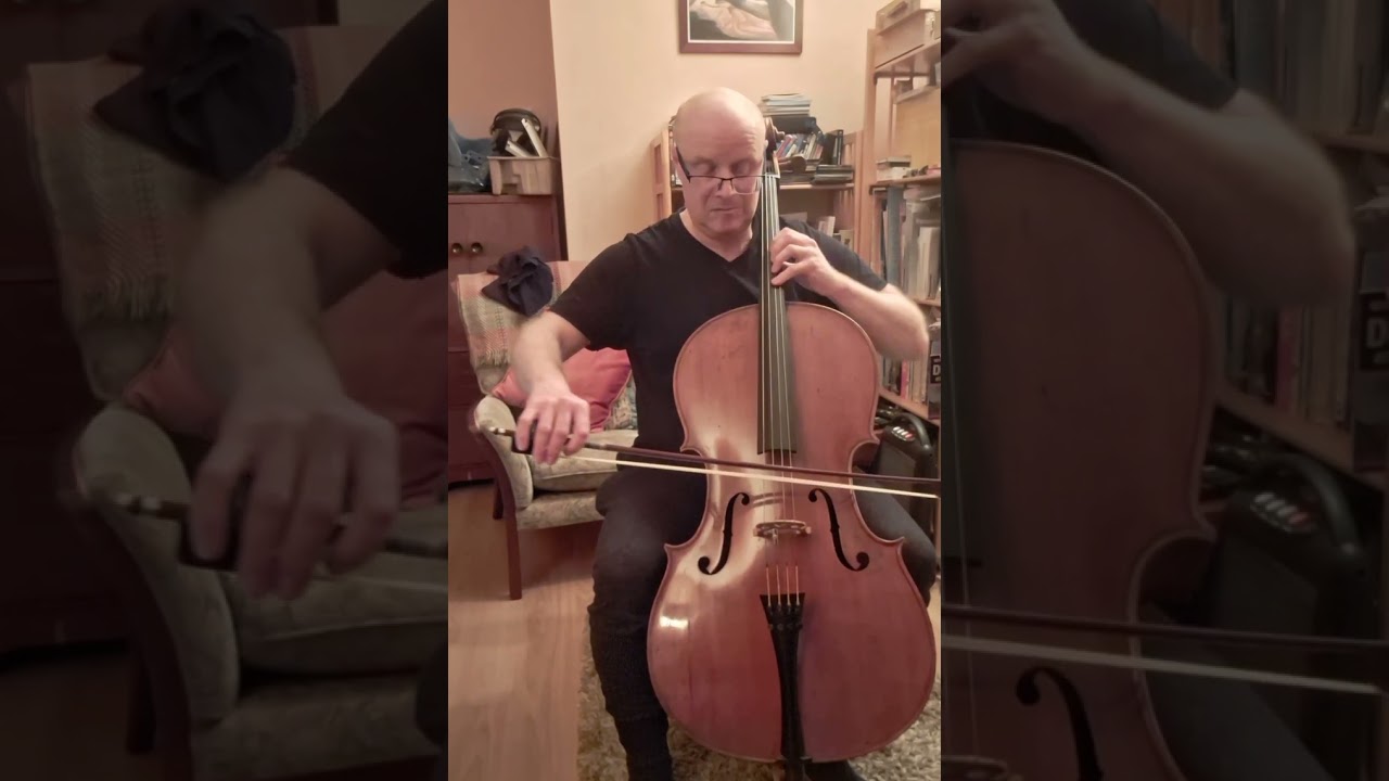 J S Bach Aria, from Pastorale in F, arr. for cello