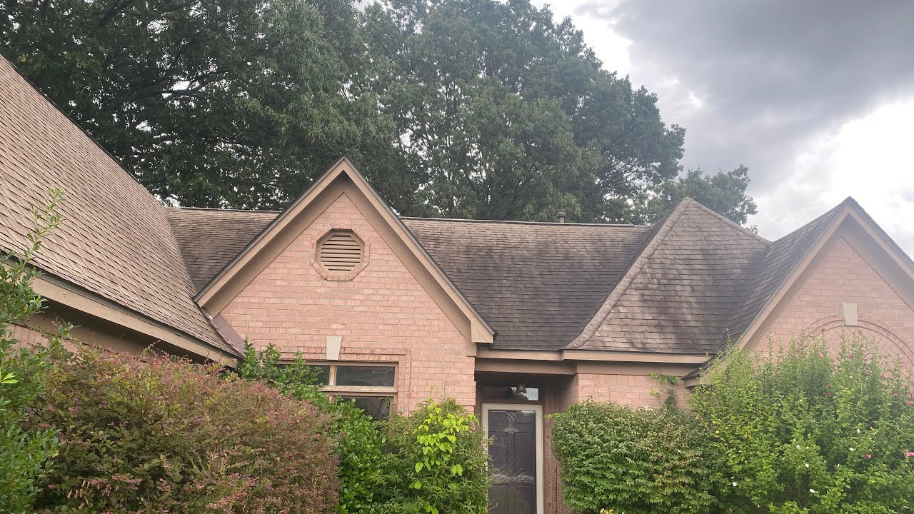 Softwashing Roof Using X-Jet M5 Part 1