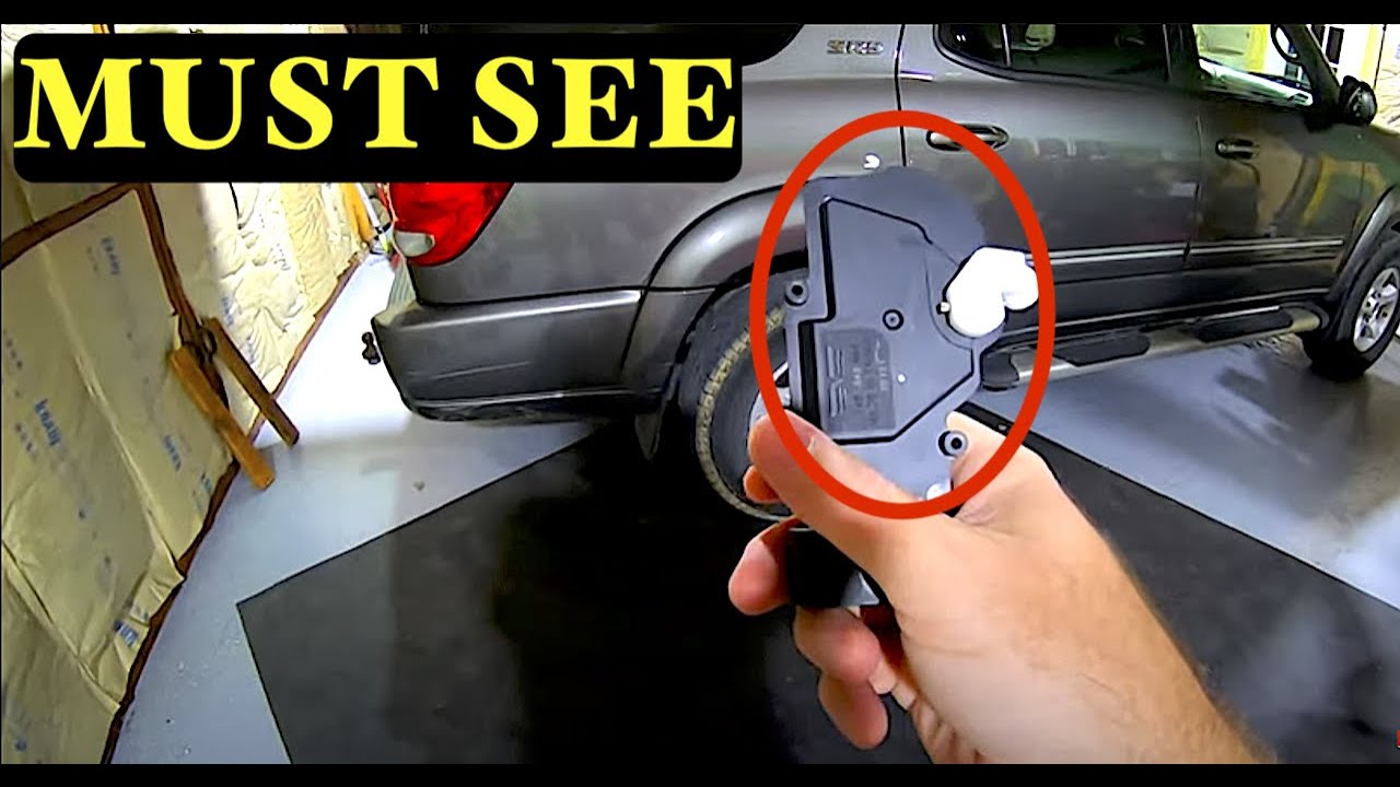 2001-2007 Toyota Sequoia Rear Gate Hatch Will Not Open Lock And Latch Replacement