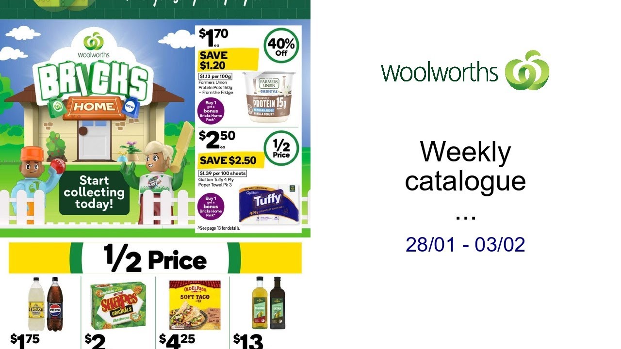 Weekly catalogue Woolworths NSW 28/01 28/01 - 03/02