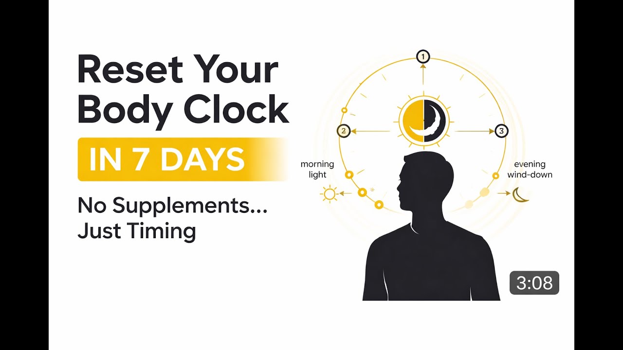 Reset Your Body Clock in 7 Days… No Supplements… Just Timing
