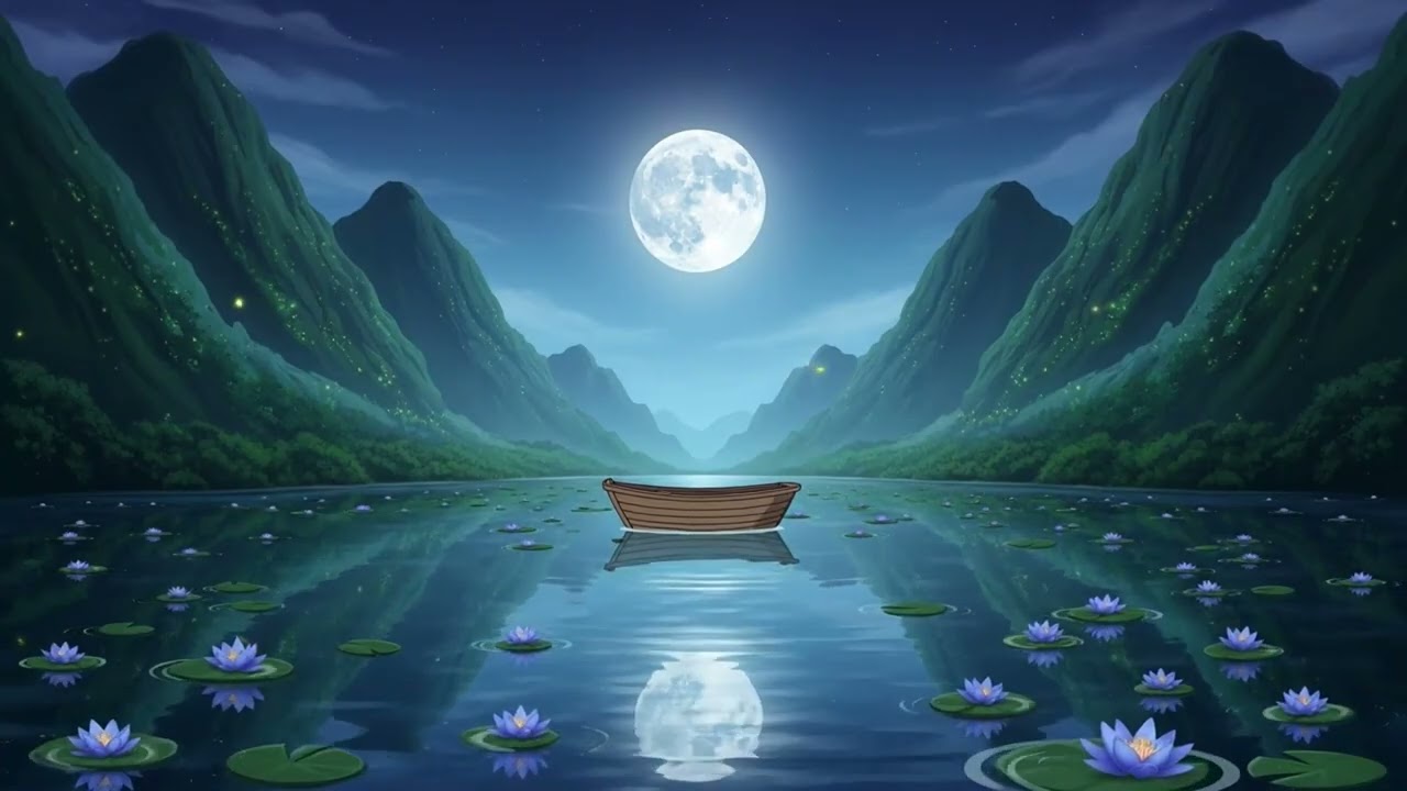 Dreamy Water Glow 🌊  Peaceful Background Music