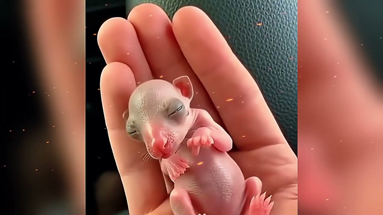 Un hombre rescata a un canguro bebé abandonado por su madre