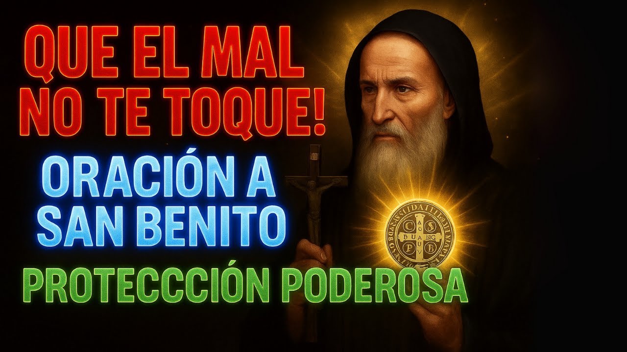 Poderosa Oración a San Benito 🛡️✨ | Protección Urgente Contra TODO Mal, Envidias y Peligros 🔥