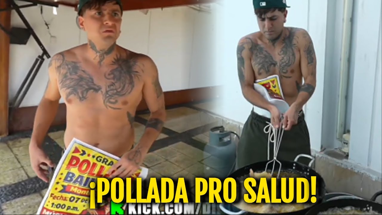 DIELIS VENDIENDO POLLADAS EN PLENA CALLE