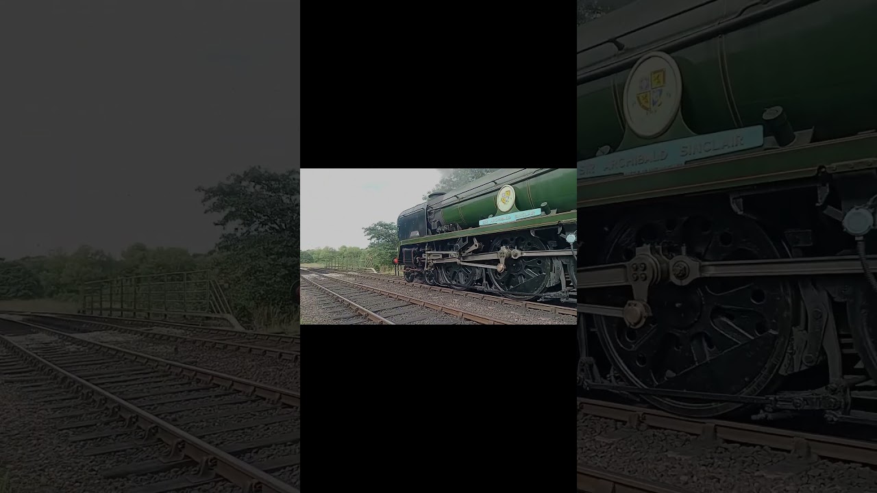 No. 34059 'Sir Archibald Sinclair' departs Sheffield Park  
