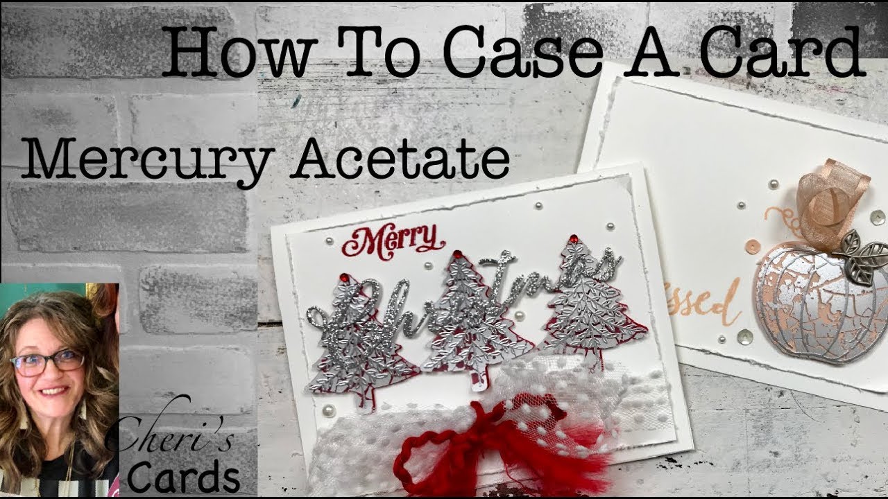 How to CASE a Card: Mercury Acetate Christmas Tree Stampin' Up! Holiday Catalog