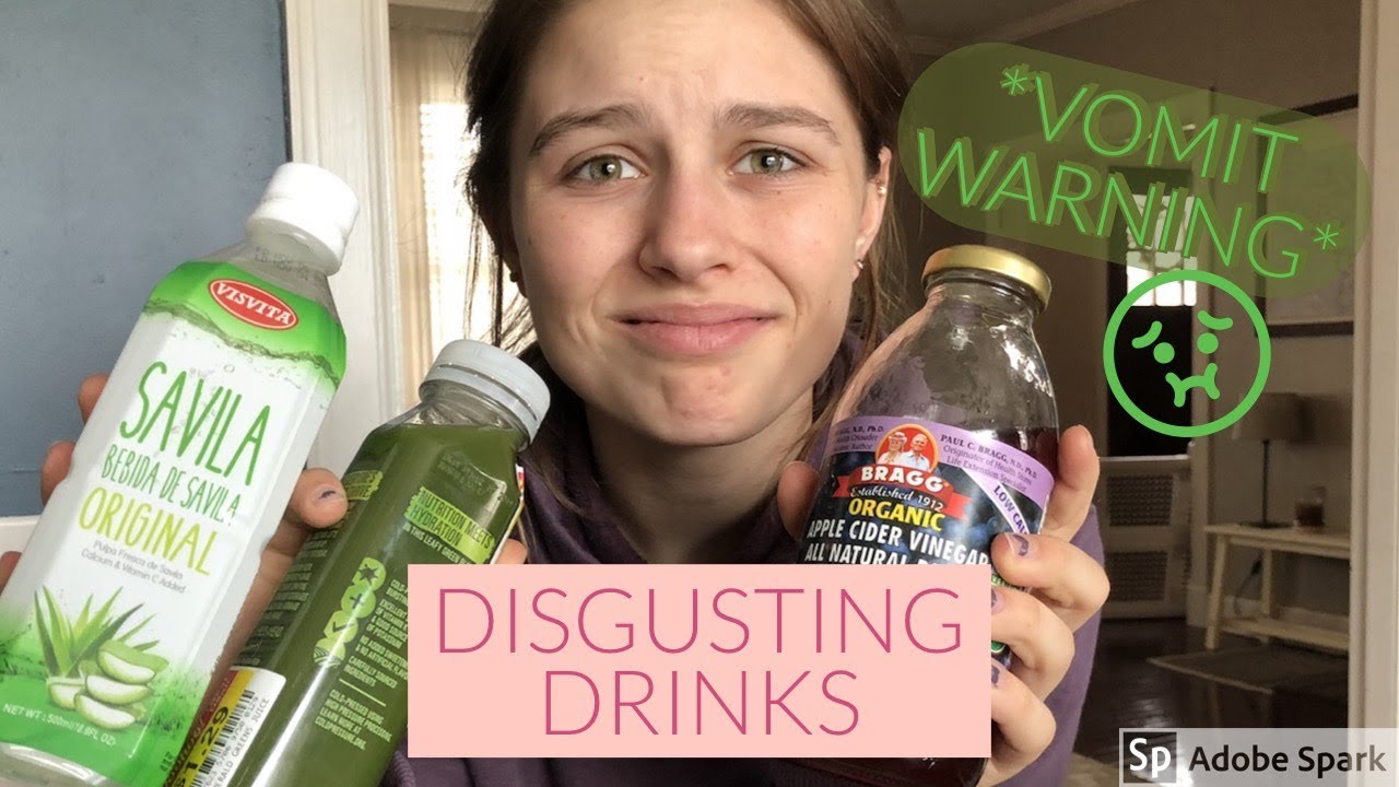 Trying DISGUSTING drinks! *VOMIT WARNING*