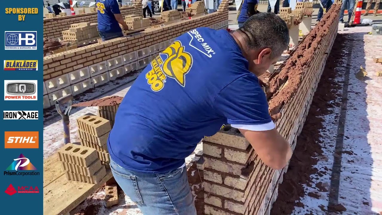Региональная серия соревнований SPEC MIX BRICKLAYER 500 по кирпичной кладке в Северном Техасе, 20...