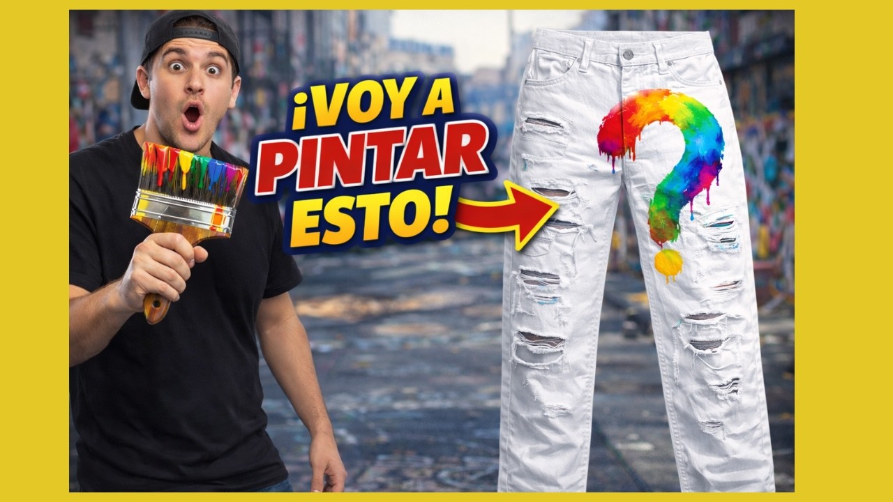 pintar jeans con pintura para tela