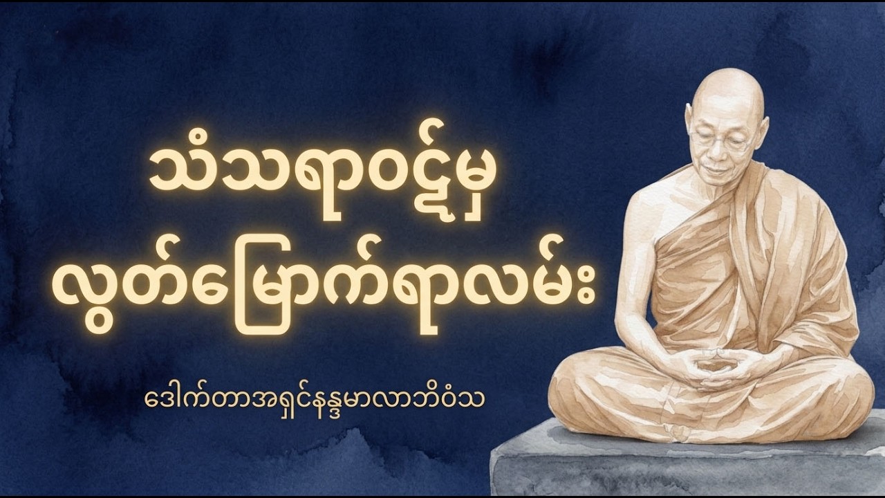 လောက၏အဆုံးသို့ရောက်ရှိခြင်း --- ပါမောက္ခချုပ်ဆရာတော် #ပါချုပ်ဆရာတော်