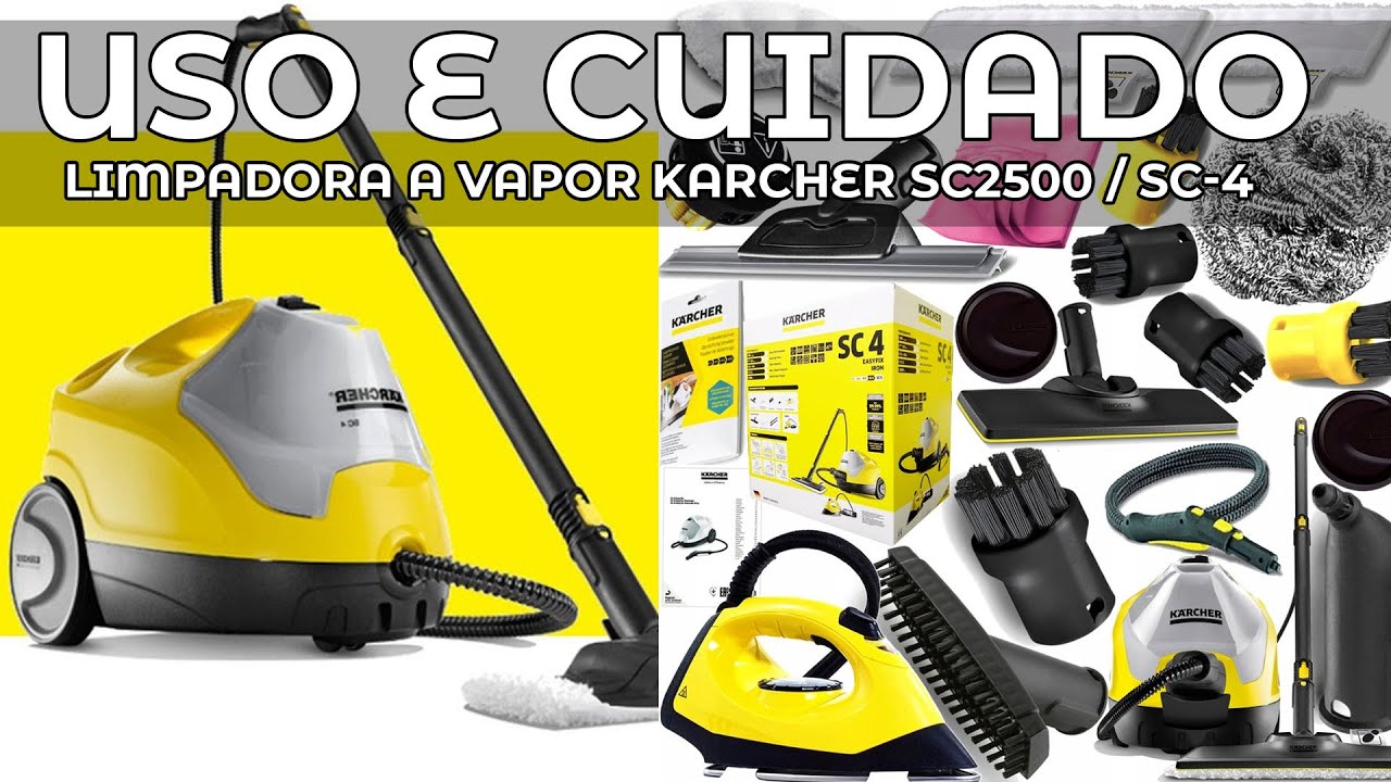 COMO USAR, CUIDAR E FAZER A DESCALSIFICAÇÃO DO HIGIENIZADOR A VAPOR SC 2.500 / SC 4 Plus