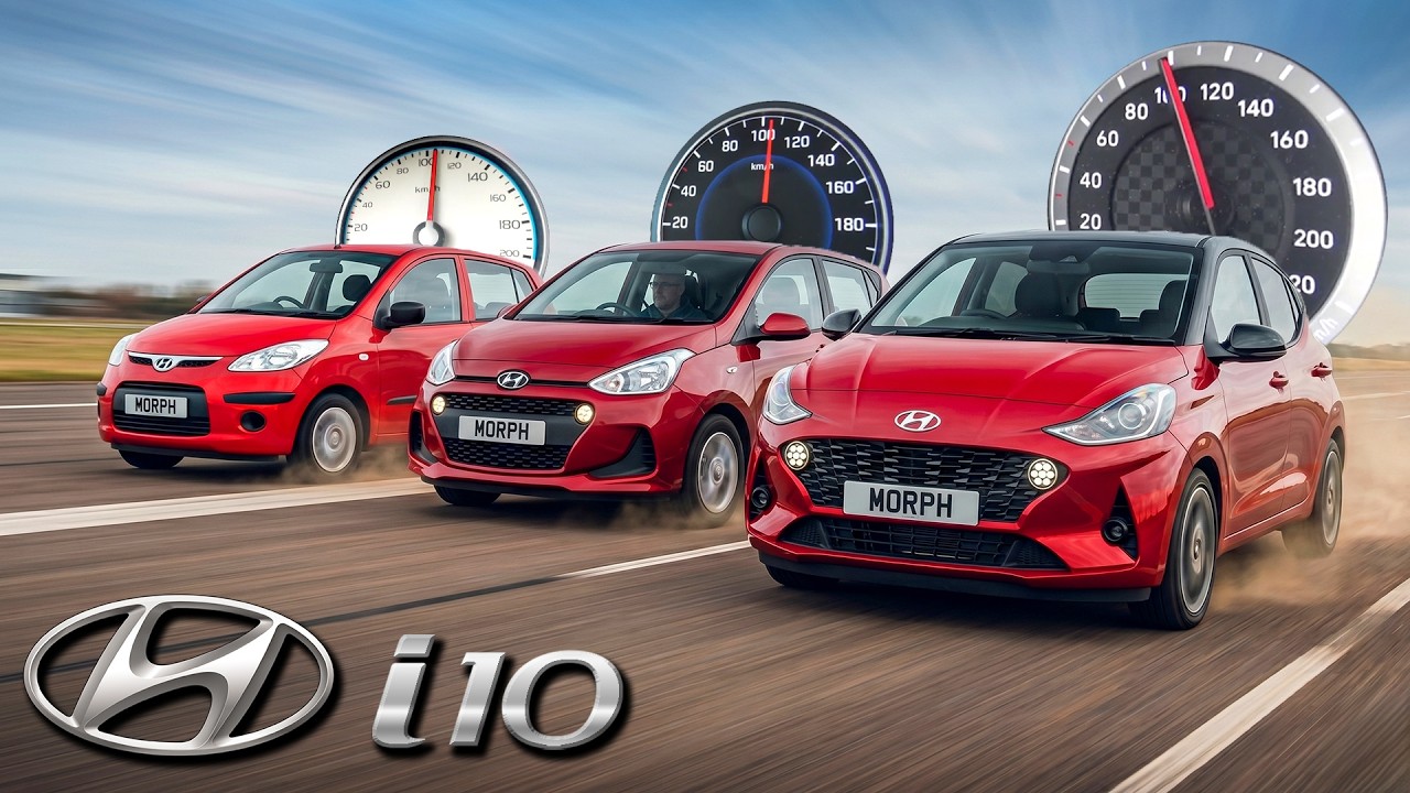Hyundai i10 All Gens Acceleration Battle | From Mk1 to Mk3
