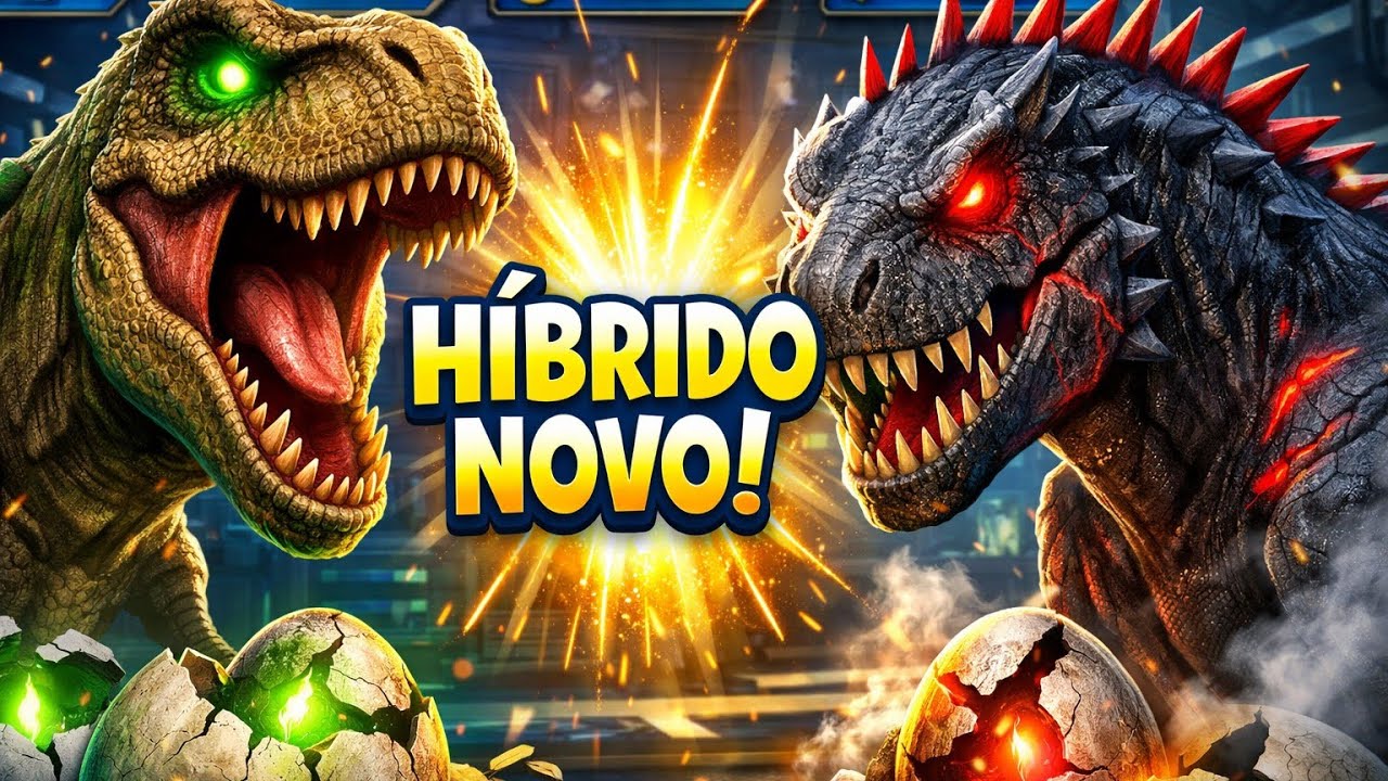 CRIAMOS NOSSO PRIMEIRO HÍBRIDO! 🧬 JÚNIOR VIROU UM MONSTRO | Jurassic World O Jogo