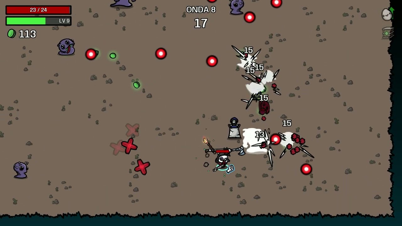 Brotato gameplay