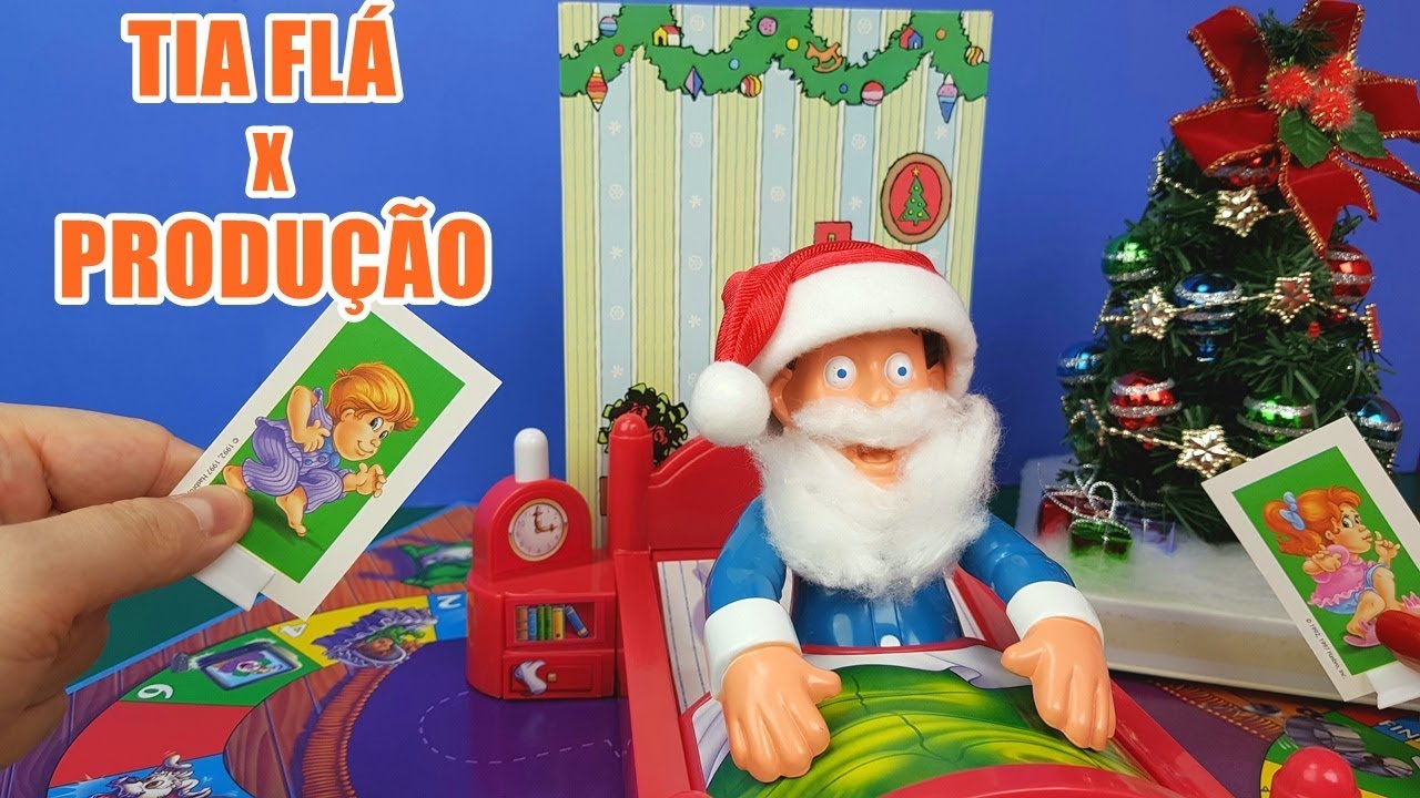 Tia Fla X Produção Não Acorde o Papai Noel Jogo de Natal