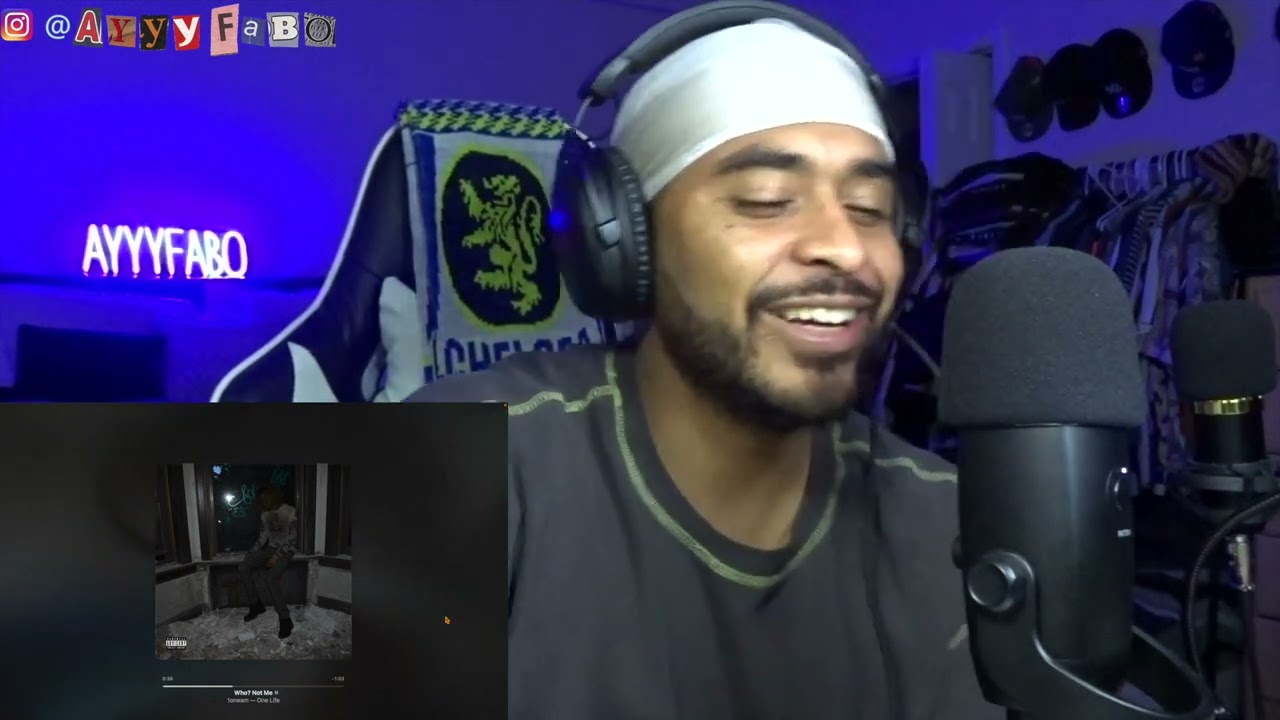 THIS ONE A VIBE FR!!! AyyyFabo Reacts To 1oneam - 