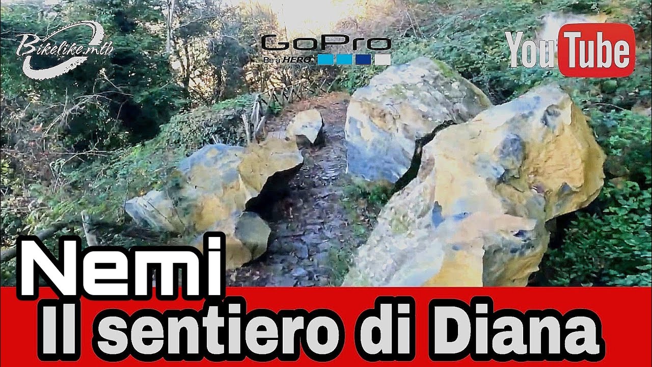 il SENTIERO DI DIANA  suggestivo e affascinante trail con vista sul lago di Nemi