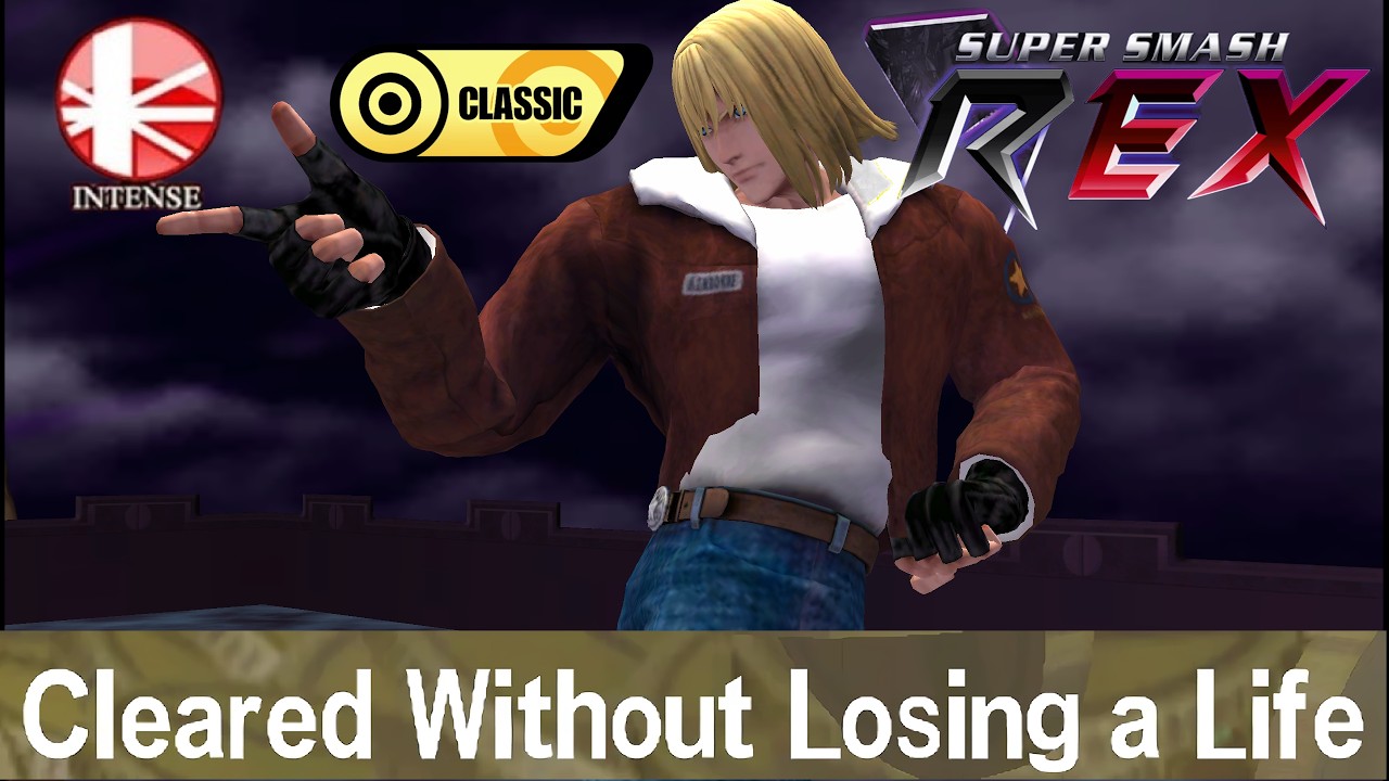 Super Smash REX Gameplay - Classic Mode with Terry (Intense) No Stock Loss