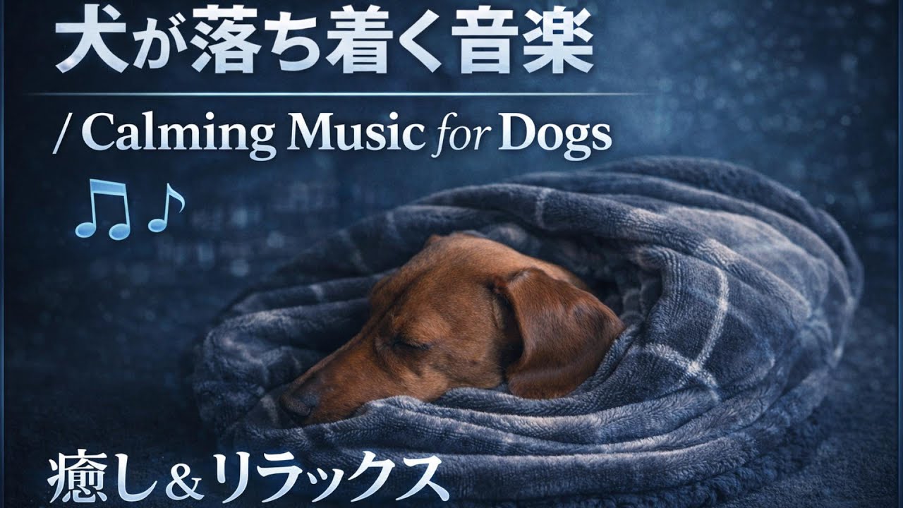 犬が落ち着くリラックス音楽｜Calming Music for Dogs