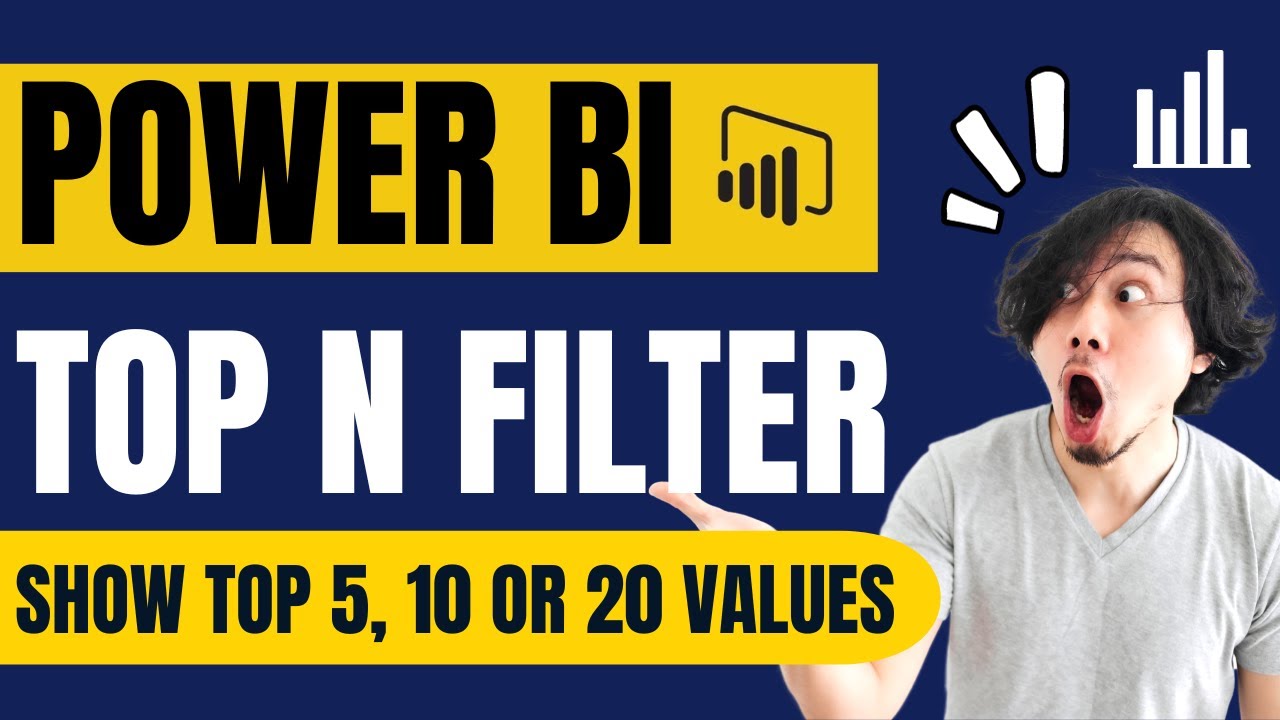 Power BI: How to Create Power BI TOP N Report (Power BI Top 10 / Top N Filter) 😲👍👍