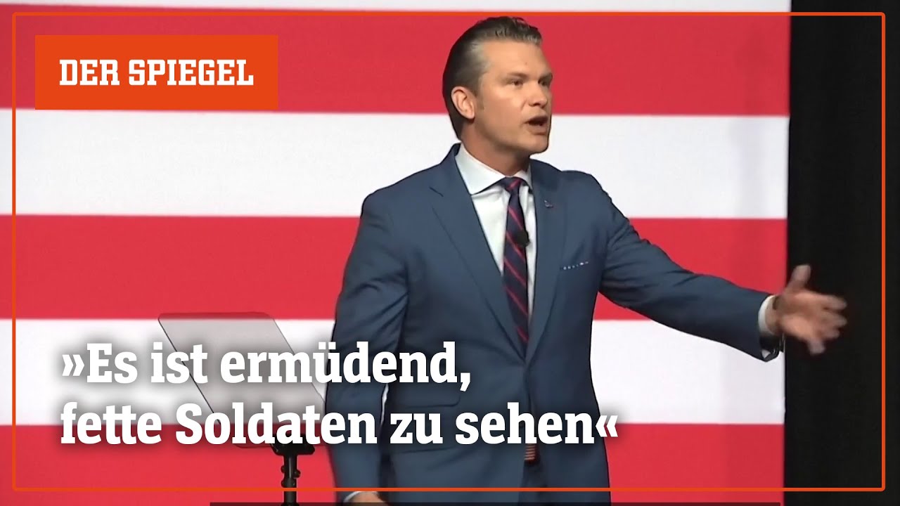 Verteidigungsminister Hegseth wettert gegen &raquo;fette&laquo; US-Gener&auml;le | DER SPIEGEL