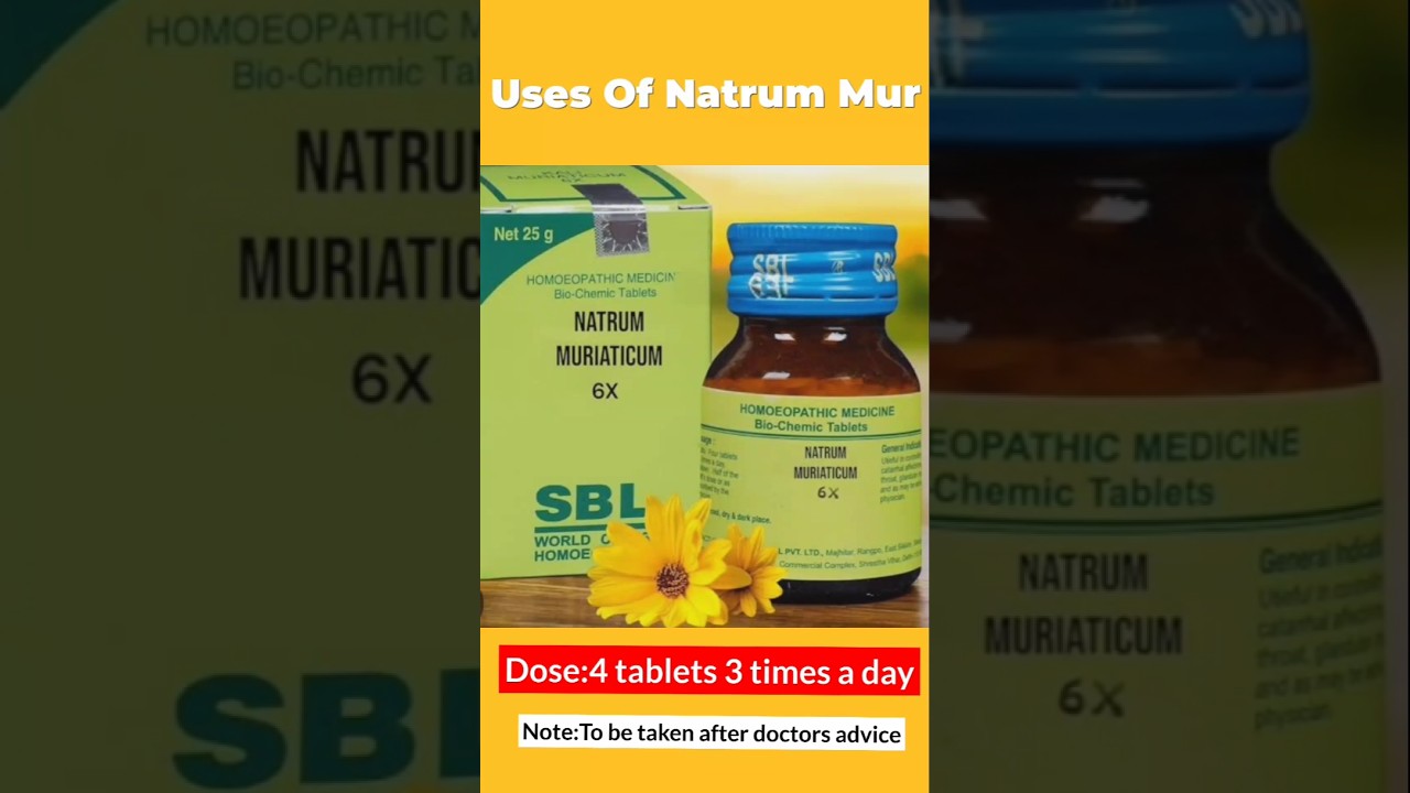 Uses Of Natrum Mur 6x | #homeopathicmedicine #homeopathy #salt