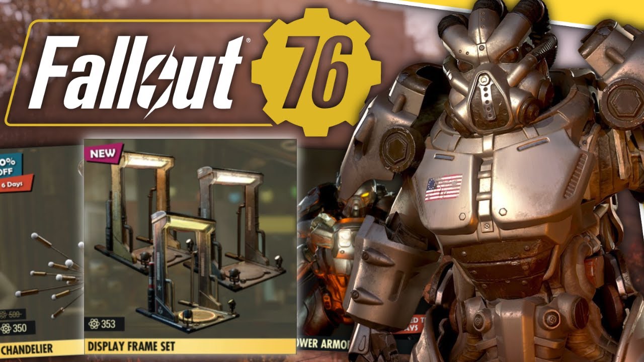 Fallout 76 - Atomic Shop Update: Power Armor Display Set & More!