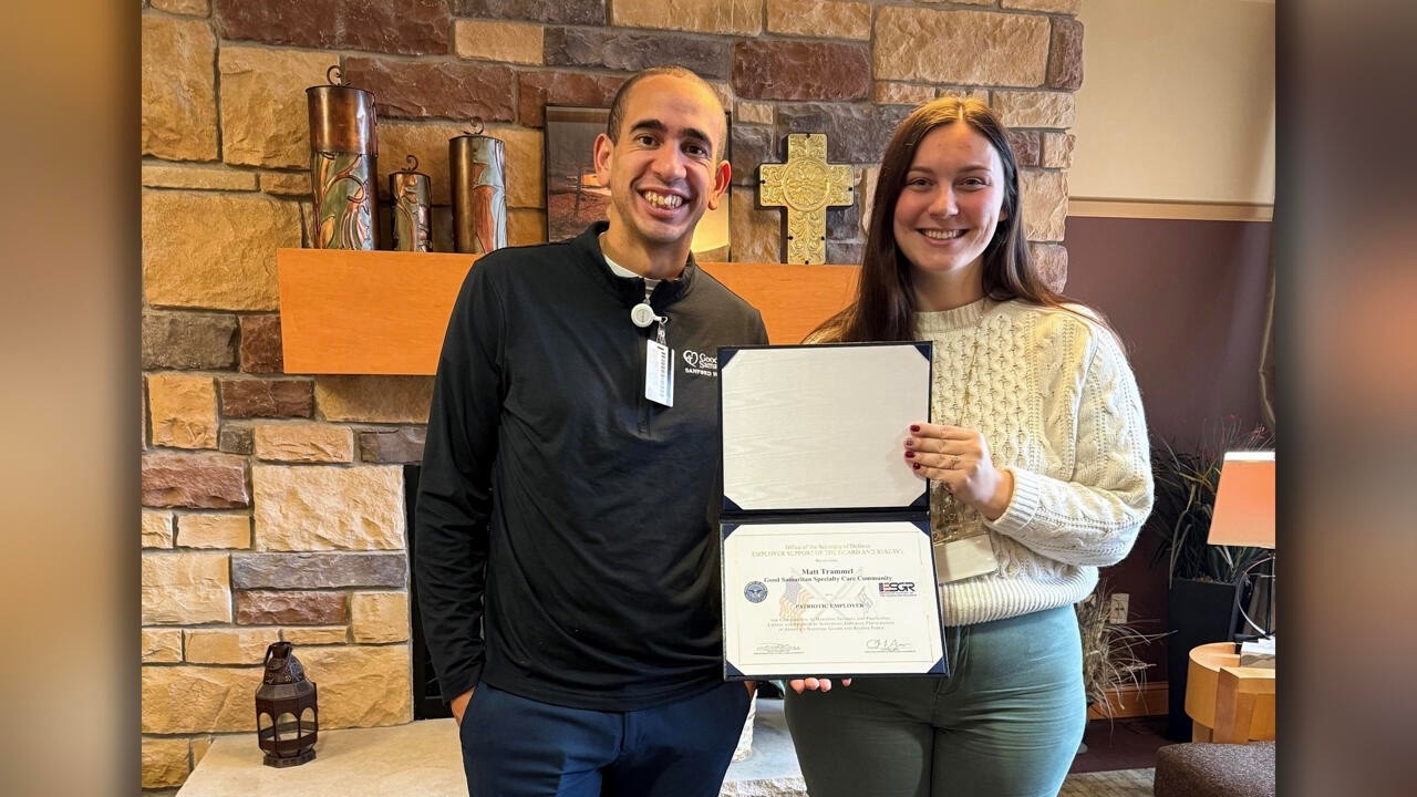 Senior care leader earns national honor for military support | Good Samaritan
