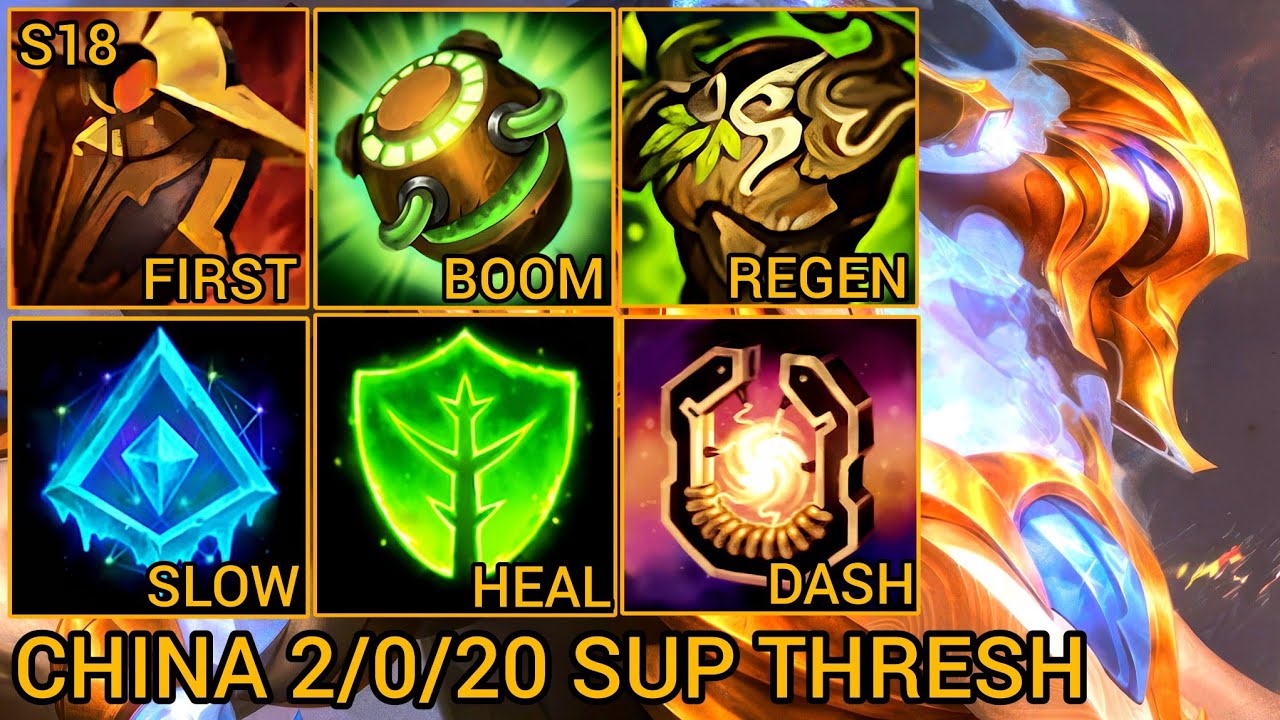 Thresh S Rating Support 2/0/20 - China Server Wild Rift Season 18 New Build Best Tier By Tiarty