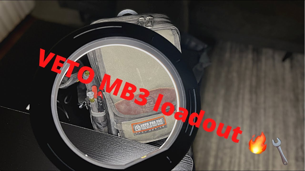 HVAC tool bag | VETO MB3 load out! 🔥🔧