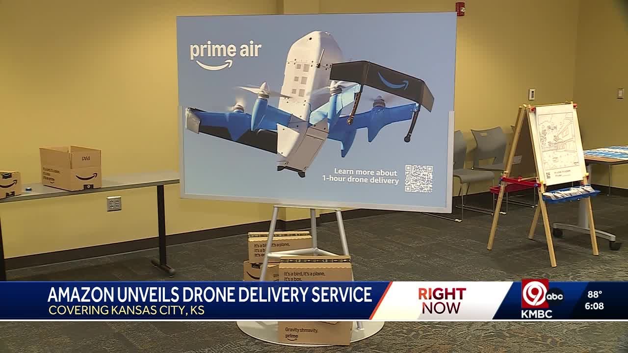 Amazon Prime Air launches drone delivery in Kansas City metro before holidays