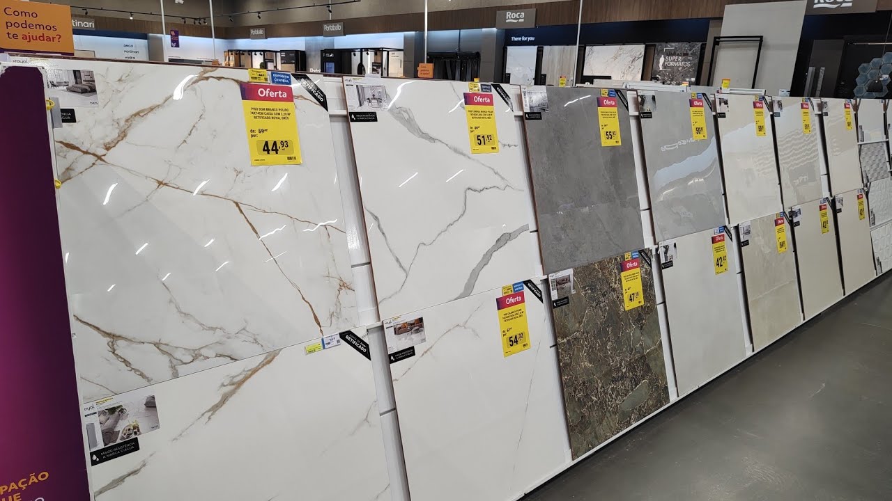 PISO BARATO IDÊNTICO AO PORCELANATO !! 14 OPÇÕES 🤩 