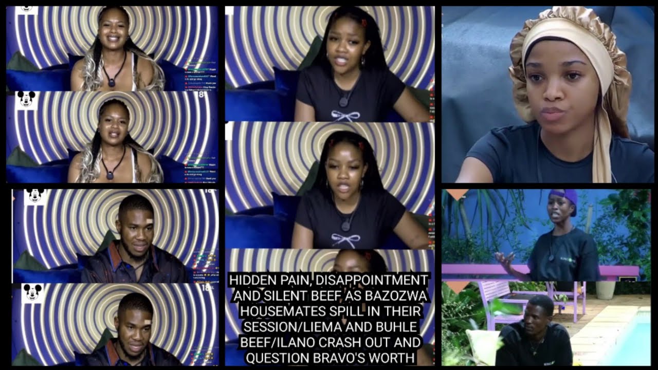 HIDDEN PAIN, DISAPPOINTMENT AND SILENT BEEF AS BAZOZWA HOUSEMATES SPILL IN THEIR SESSION/LIEMA...