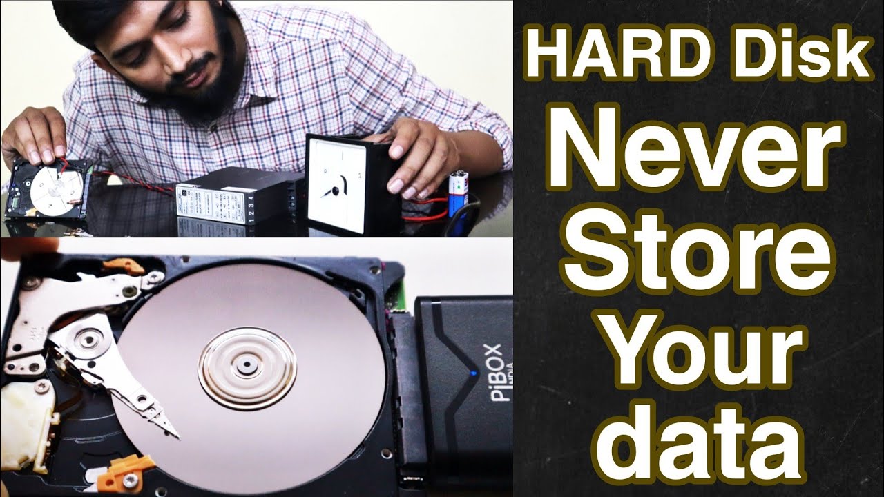 How hard disk works? does it really store your data? _Tamil