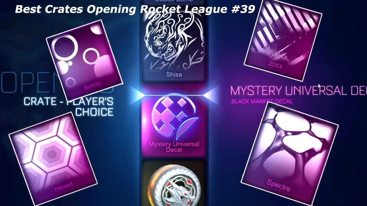 Best Crates Opening Rocket League #38