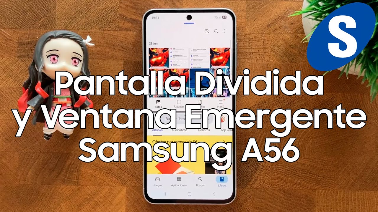 Como Abrir 2 Aplicaciones en Pantalla Dividida en un Samsung A56 - Samsungizate