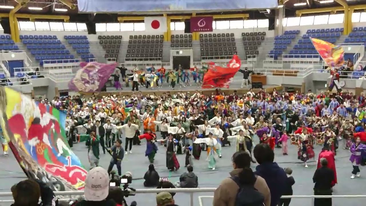 ラスト総踊り「結～YUI～」安井優子さん生歌　葉月まつり2026　岡山武道館2026-01-24