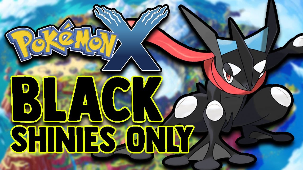 POKEMON X HARDCORE NUZLOCKE - BLACK SHINIES ONLY! (SHINY NUZLOCKE)