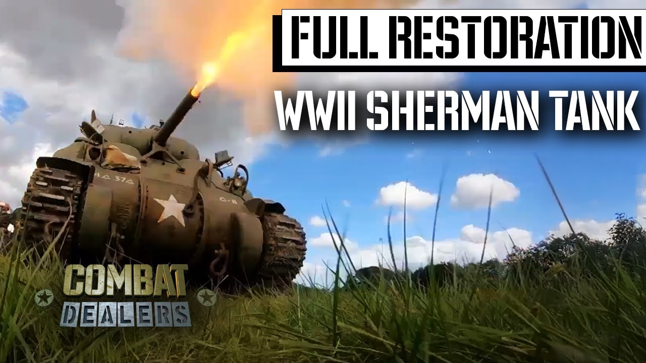 Authentic WWII Sherman Tank – Full Restoration