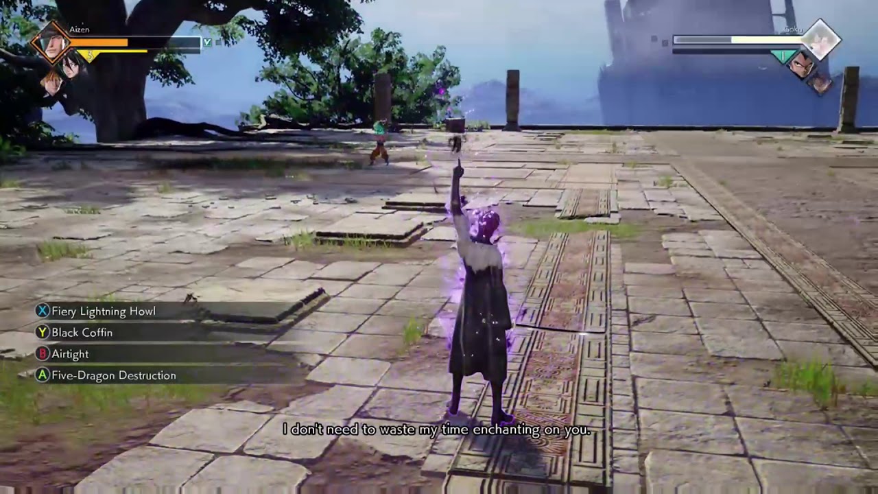 Jump Force Aizen Black Coffin INSANE POWER...