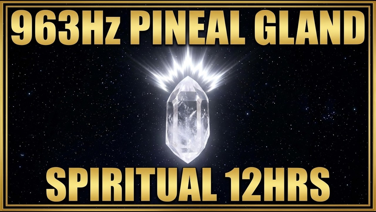 🔴 963Hz PINEAL GLAND ACTIVATION 12 Hours | Spiritual Awakening & Crown Chakra LIVE