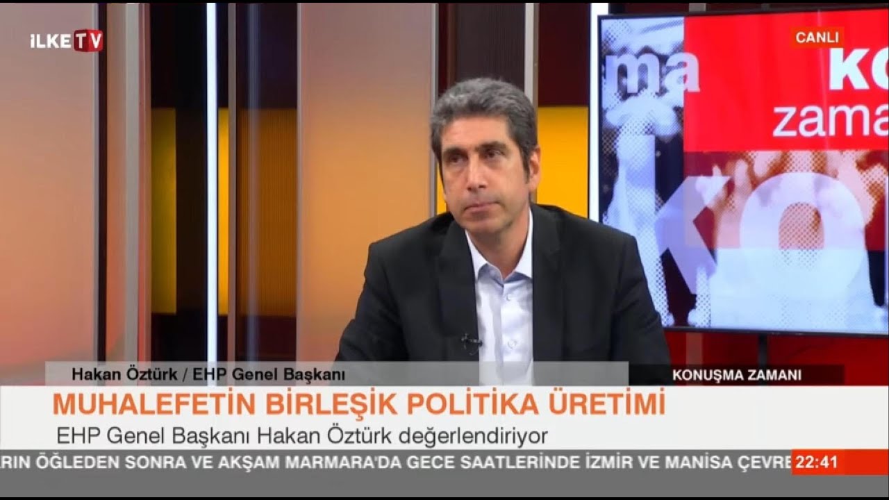 Genel Başkanımız Hakan Öztürk, İlke TV’de Dilek Odabaş ile Konuşma Zamanı Programı’na konuk oldu.