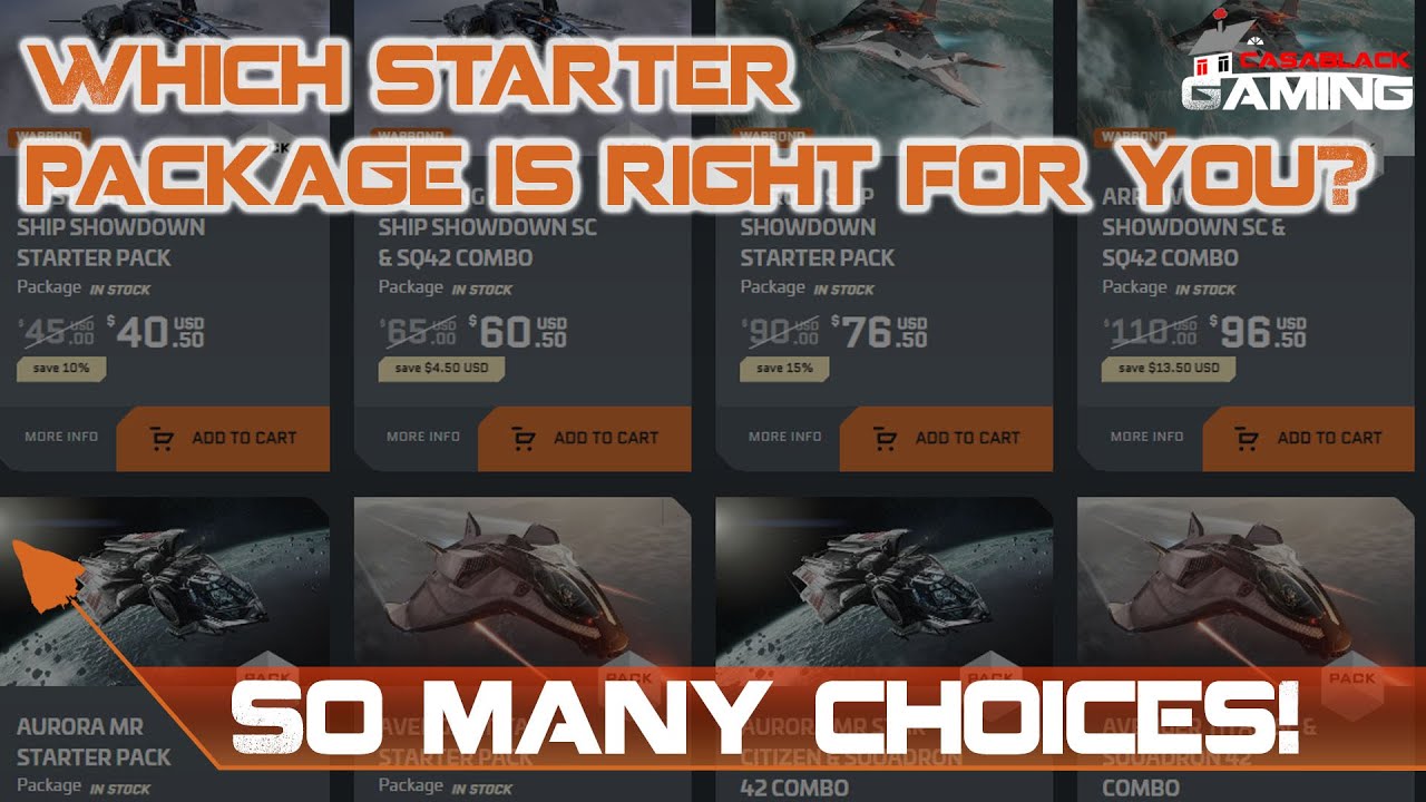 Which Star Citizen Starter Package is Right For You? | New Player Guide
