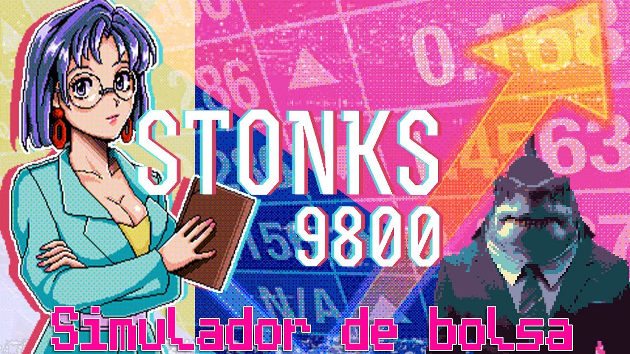 Stonks-9800 - Simulador de bolsa y CEO retro [Indie Time]